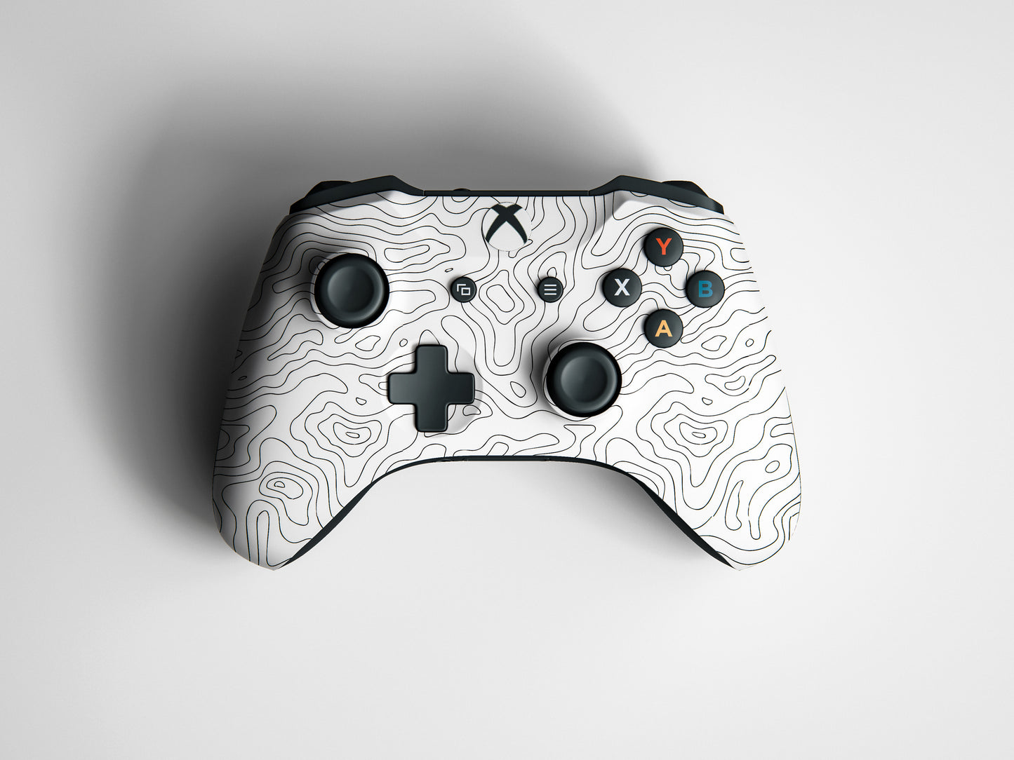 Xbox Series S Abstract Line Map Matte Finish Skin