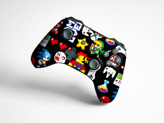 Gaming Sticker Graffiti Matte Finish Controller Skin