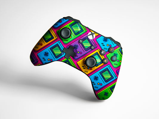 Gameboy Colourful Matte Finish Controller Skin