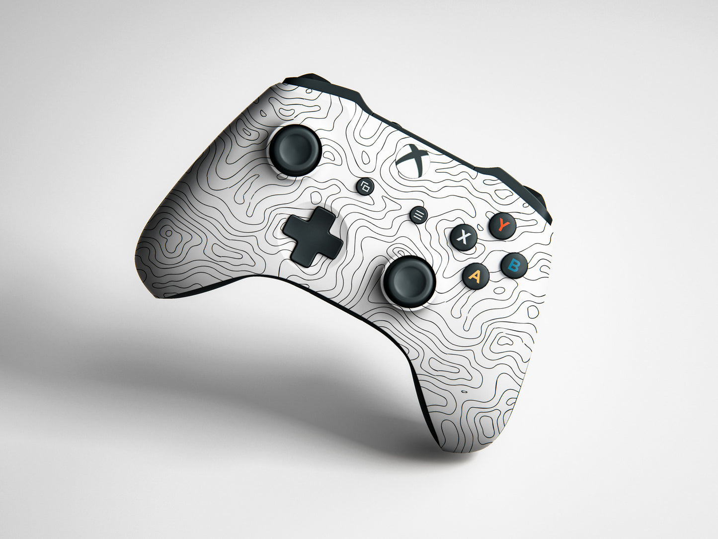Xbox Series S Abstract Line Map Matte Finish Skin