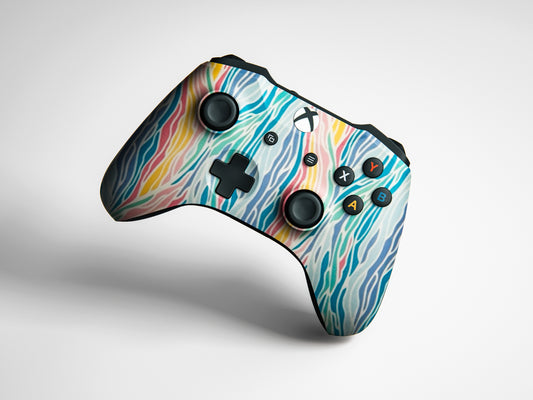 Blue Sober Matte Finish Controller Skin
