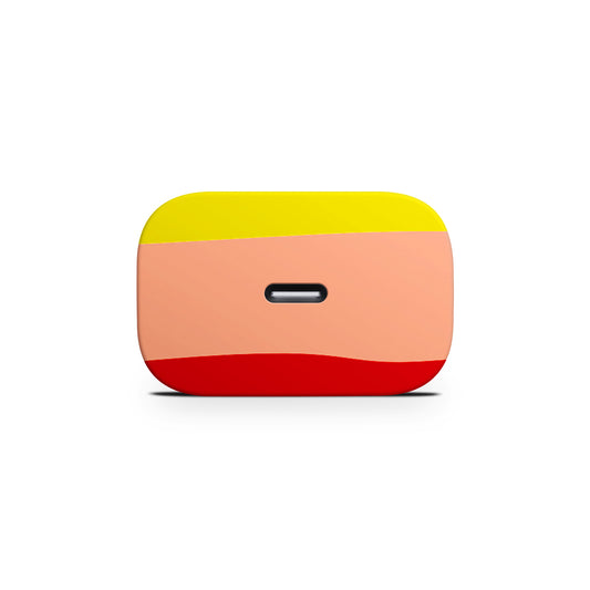 Rainbow Wave Art Matte Finish Latest Skin For Charger