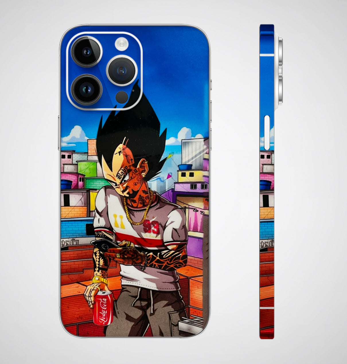 Artistic Anime 3D Embossed Phone Skin – Skinly