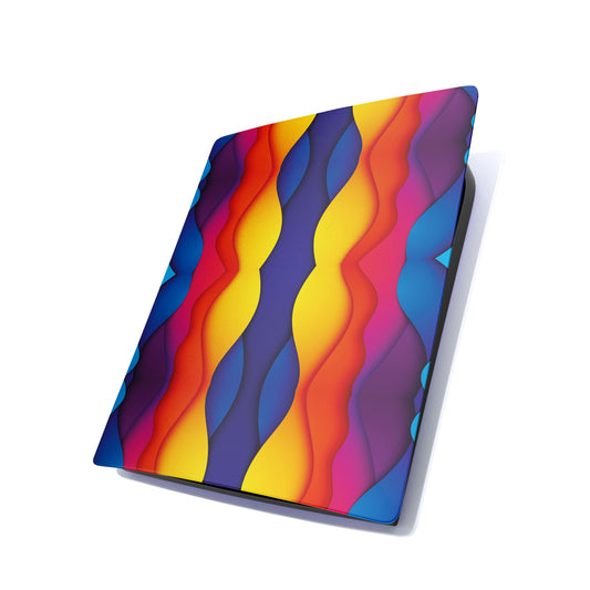 Colourful Abstract Pattern Play Station 5 Matte Finish Skin