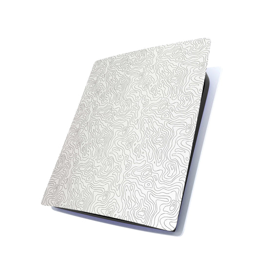 Abstract Line Map Play Station 5 Matte Finish Skin