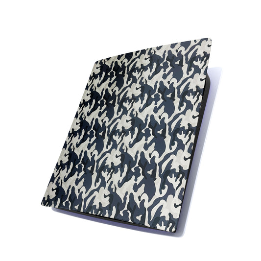 Navy Blue Camouflage Play Station 5 Matte Finish Skin
