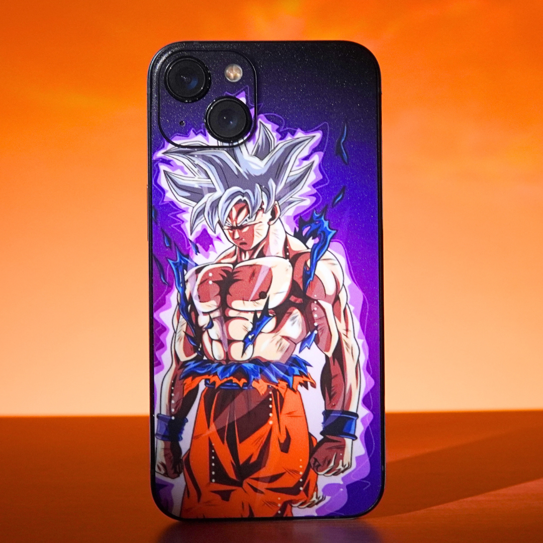 Goku Anime 3D Textured Phone Skin – Skinly