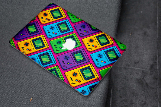 Gameboy Colourful Matte Finish Latest Laptop Skin