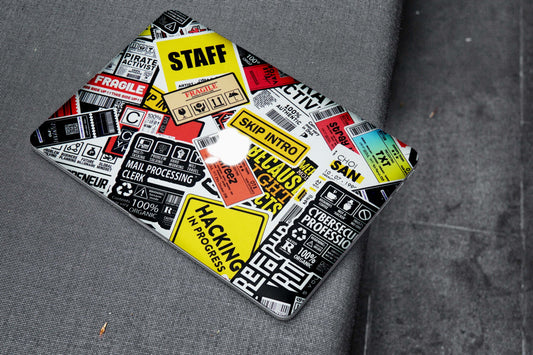 Hacking In Progress  Matte Textured Laptop Skin