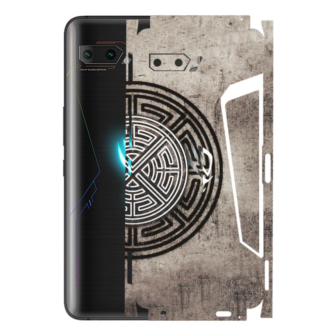 ASUS Phone Skins (All Models) - Mysterious Circular Design - 3D Embossed Finish (L-63) Asus ROG Phone 2