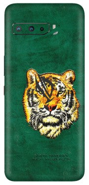 ASUS Phone Skins (All Models) - Leather Feel Tiger - 3D Embossed Finish (L-111) Asus ROG Phone 3