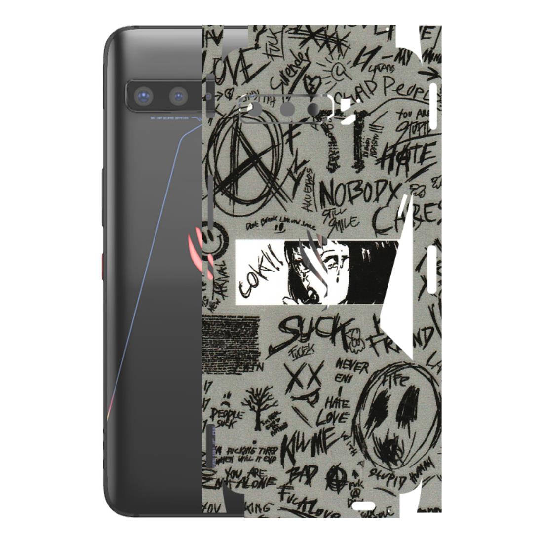 ASUS Phone Skins (All Models) - Never Have Love Anime - 3D Embossed Finish (L-260) Asus ROG Phone 3