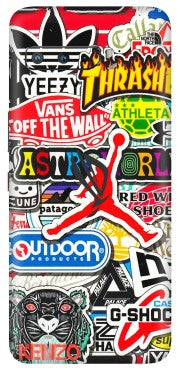 ASUS Phone Skins (All Models) - Multi Brands Sticker Graffiti - 3D Embossed Finish (L-37) Asus ROG Phone 3