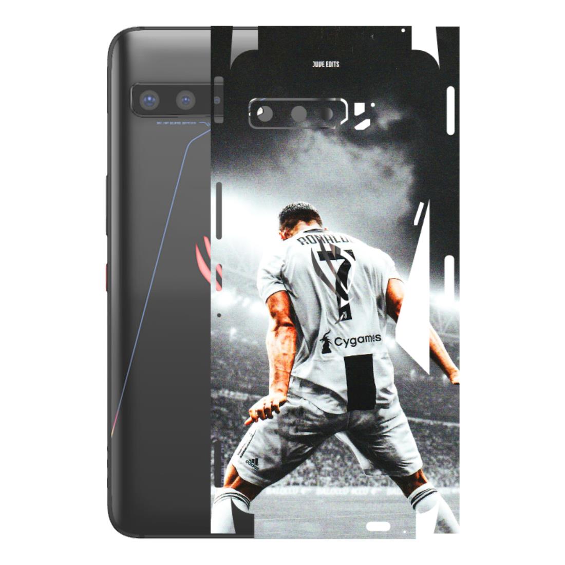 ASUS Phone Skins (All Models) - Ronaldo CR7 Crazy - 3D Embossed Finish (L-44) Asus ROG Phone 3