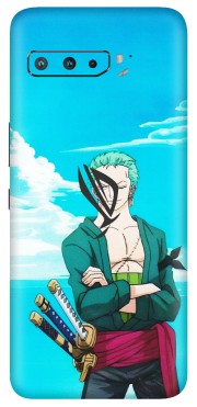 ASUS Phone Skins (All Models) - Cool Swordman Zoro Anime - Matte Finish (M-143) Asus ROG Phone 3