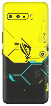 ASUS Phone Skins (All Models) - Black Yellow Technica - Matte Finish (M-53) Asus ROG Phone 3