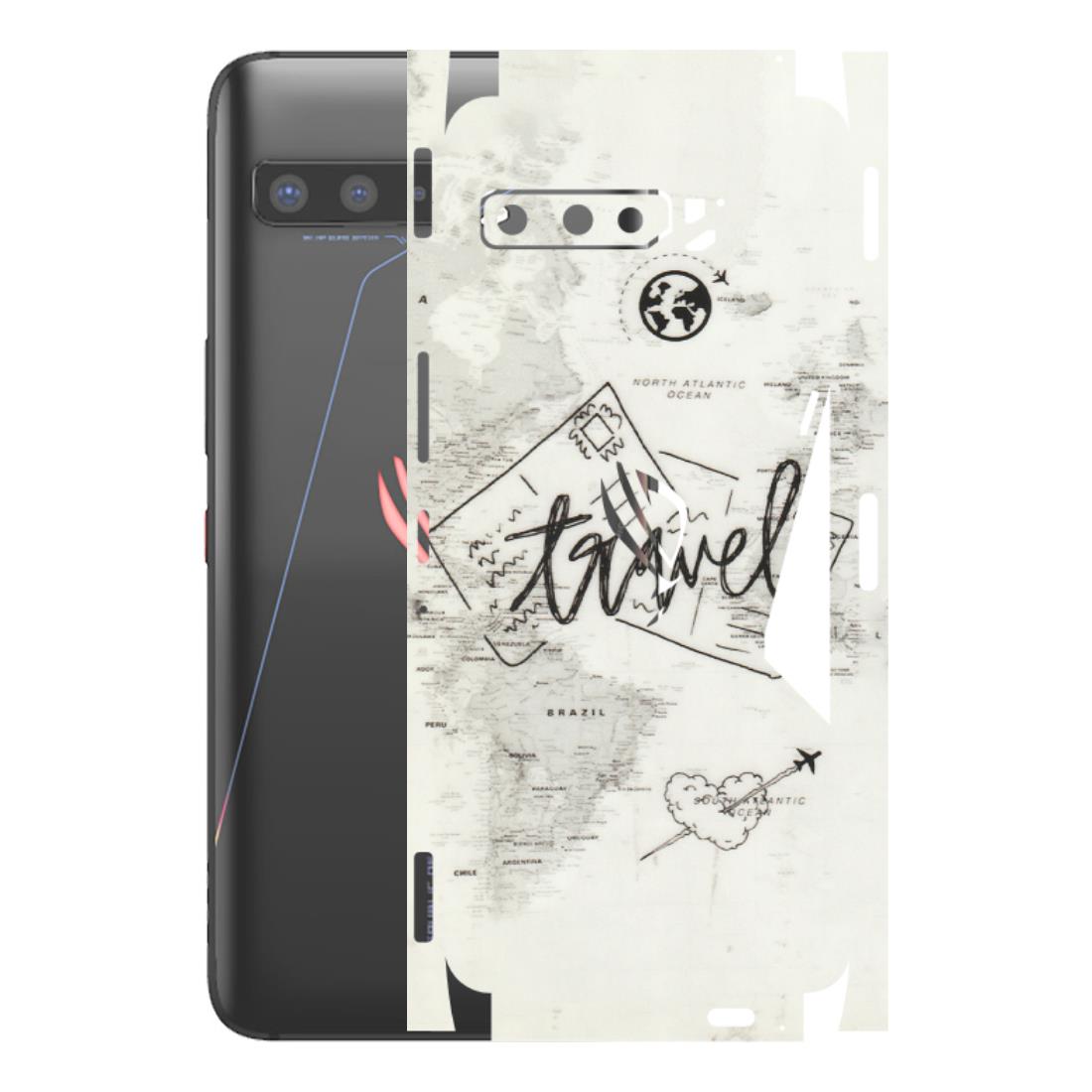 ASUS Phone Skins (All Models) - Travel Ticket - Transparent Finish (T-06) Asus ROG Phone 3
