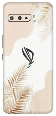 ASUS Phone Skins (All Models) - Gold Petals Abstract - Transparent Finish (T-08) Asus ROG Phone 3