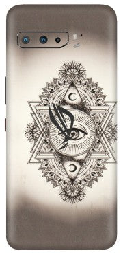 ASUS Phone Skins (All Models) - Illuminati Great Eye - Transparent Finish (T-14) Asus ROG Phone 3
