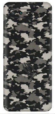ASUS Phone Skins (All Models) - Black/Grey Camoflaunge - 3D Embossed Finish (L-142) Asus ROG Phone 5