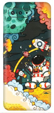 ASUS Phone Skins (All Models) - Astronauts & Spaceship - 3D Embossed Finish (L-145) Asus ROG Phone 5
