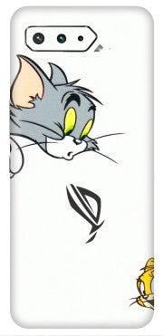 ASUS Phone Skins (All Models) - Cute Tom And Jerry - 3D Embossed Finish (L-220) Asus ROG Phone 5