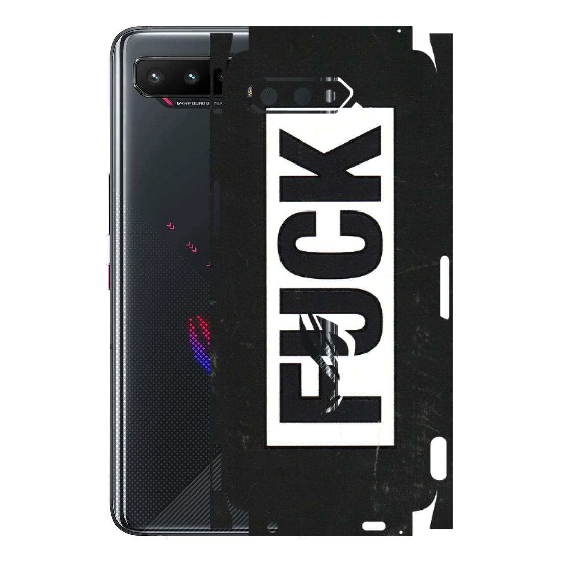 ASUS Phone Skins (All Models) - The F Word - 3D Embossed Finish (L-255) Asus ROG Phone 5