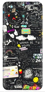 ASUS Phone Skins (All Models) - Black Creatives Doodles - 3D Embossed Finish (L-311) Asus ROG Phone 5