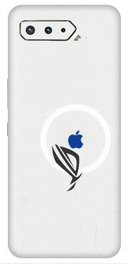 ASUS Phone Skins (All Models) - iPhone Magsafe Logo - 3D Embossed Finish (L-320) Asus ROG Phone 5