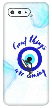 ASUS Phone Skins (All Models) - Evil Eye Good Things Are Coming - 3D Embossed Finish (L-322) Asus ROG Phone 5