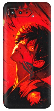 ASUS Phone Skins (All Models) - D.Luffy Power Up One Piece Anime - 3D Embossed Finish (L-326) Asus ROG Phone 5