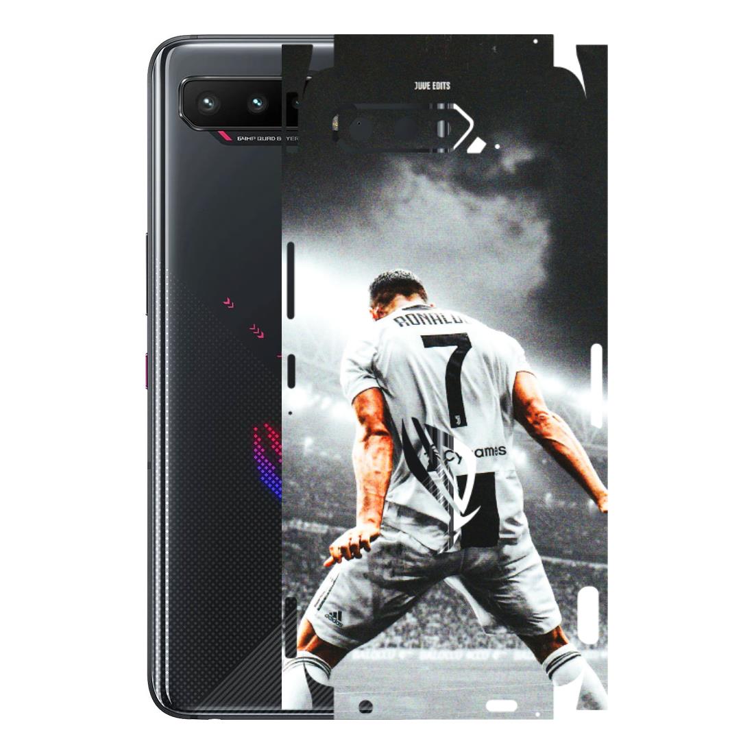 ASUS Phone Skins (All Models) - Ronaldo CR7 Crazy - 3D Embossed Finish (L-44) Asus ROG Phone 5