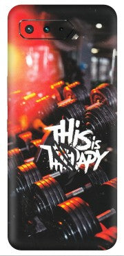 ASUS Phone Skins (All Models) - GYM Lover Therapy - Matte Finish (M-160) Asus ROG Phone 5