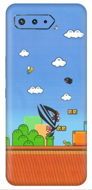 ASUS Phone Skins (All Models) - Mario Game Scene - Matte Finish (M-24) Asus ROG Phone 5