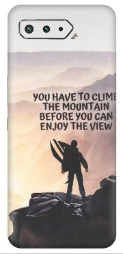 ASUS Phone Skins (All Models) - Motivational Hiking Mountain - Matte Finish (M-28) Asus ROG Phone 5