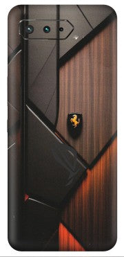 ASUS Phone Skins (All Models) - Lambo Beauty Wood Pattern Sober - Matte Finish (M-51) Asus ROG Phone 5