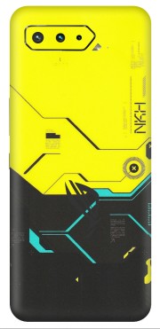 ASUS Phone Skins (All Models) - Black Yellow Technica - Matte Finish (M-53) Asus ROG Phone 5