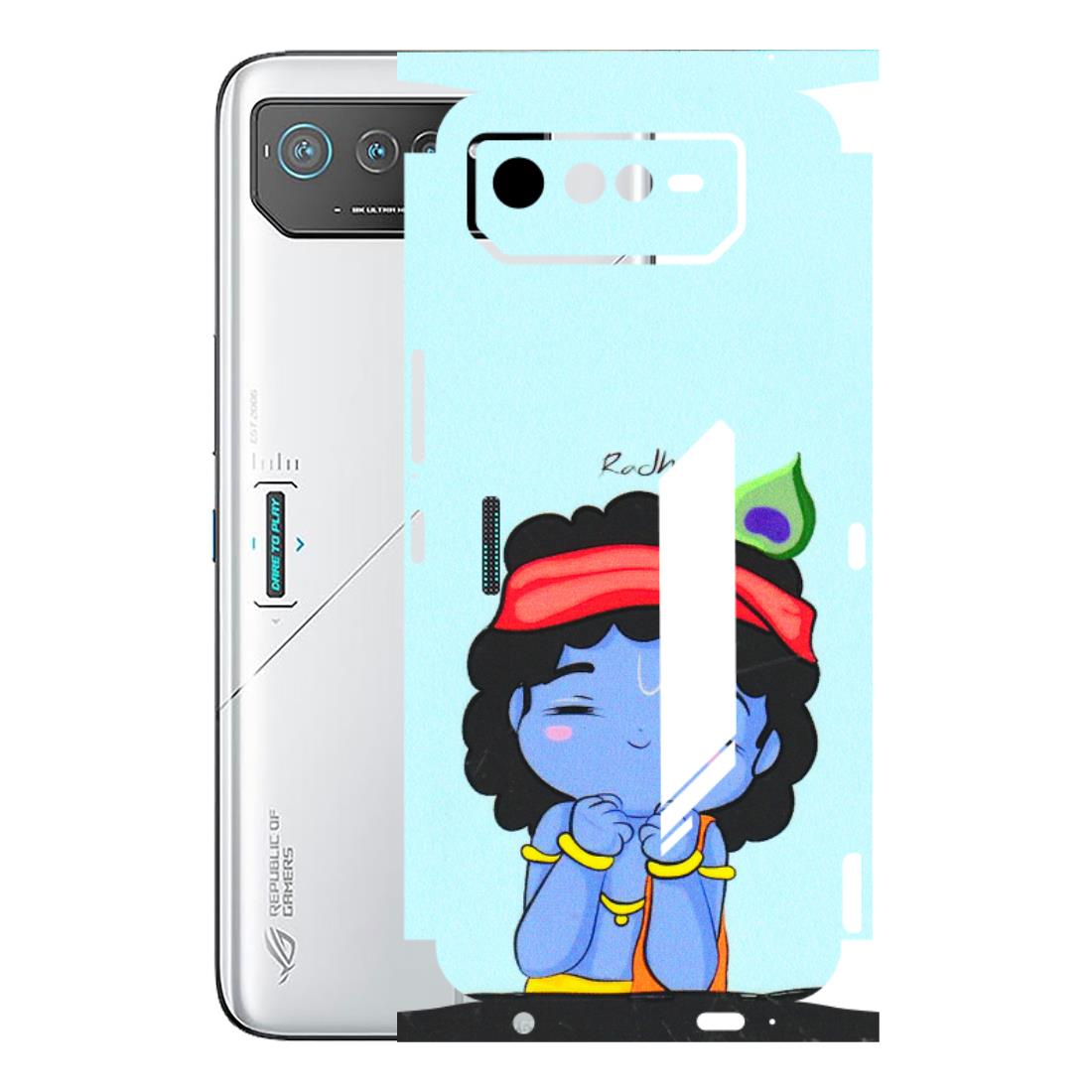 ASUS Phone Skins (All Models) - Radhe Radhe Cute Toon - 3D Embossed Finish (L-05) Asus ROG Phone 6 (5G)