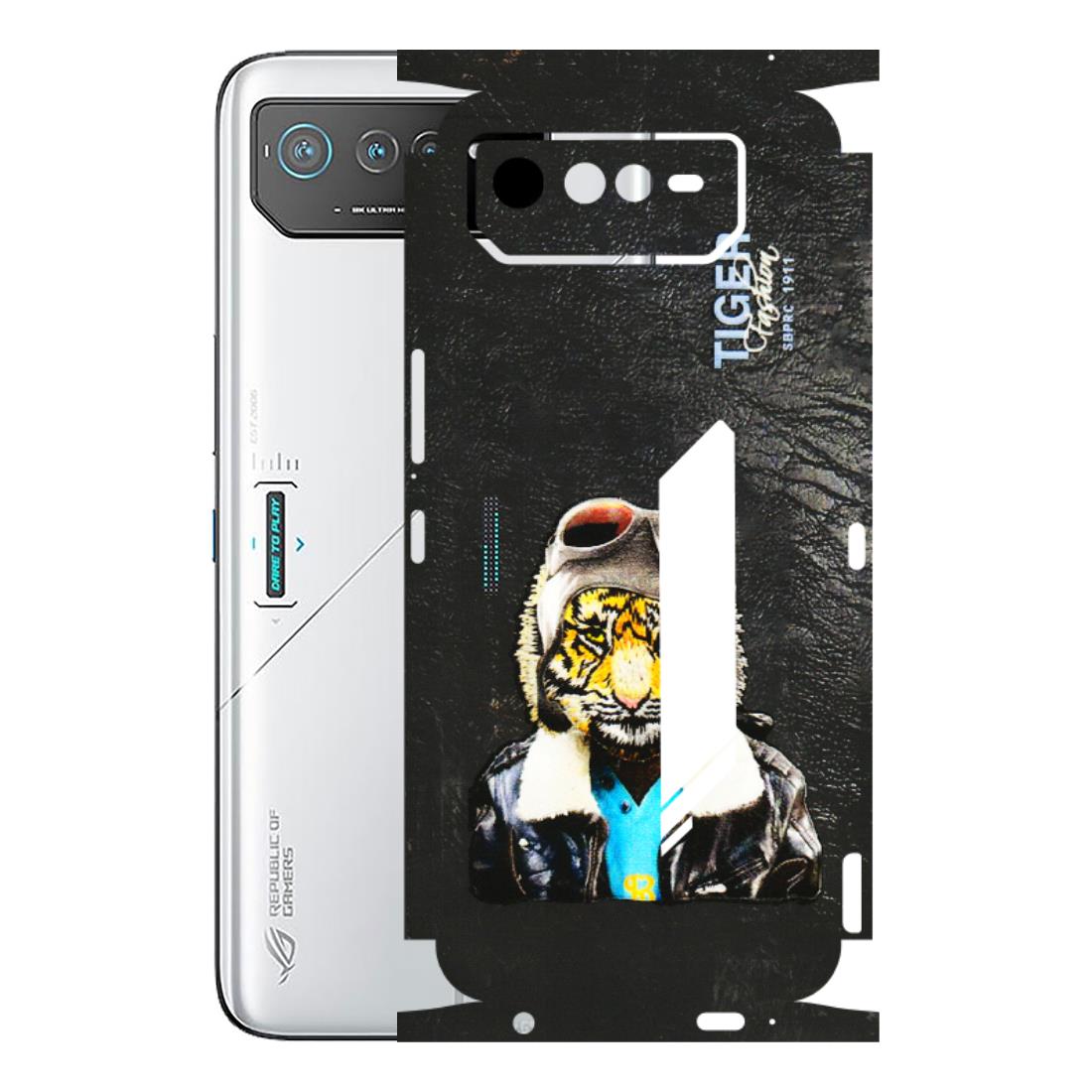 ASUS Phone Skins (All Models) - Rider Tiger - 3D Embossed Finish (L-113) Asus ROG Phone 6 (5G)