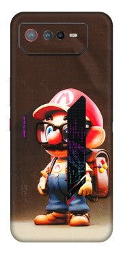ASUS Phone Skins (All Models) - Little Mario - 3D Embossed Finish (L-119) Asus ROG Phone 6 (5G)