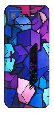ASUS Phone Skins (All Models) - Cube Doodle - 3D Embossed Finish (L-141) Asus ROG Phone 6 (5G)