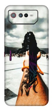 ASUS Phone Skins (All Models) - Jai Adiyogi Mahakaal - 3D Embossed Finish (L-164) Asus ROG Phone 6 (5G)