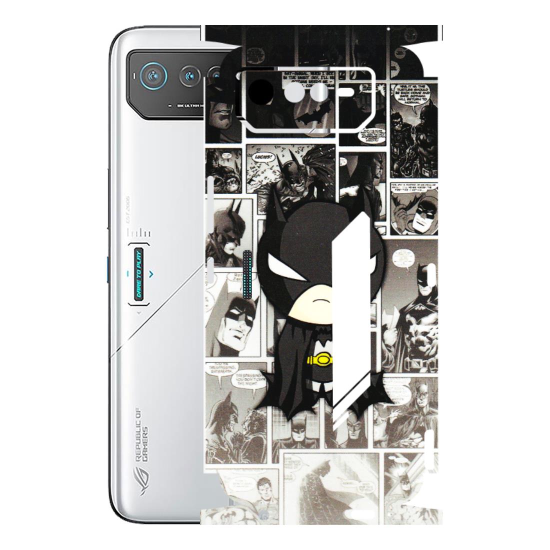 ASUS Phone Skins (All Models) - Toon Batman - 3D Embossed Finish (L-182) Asus ROG Phone 6 (5G)
