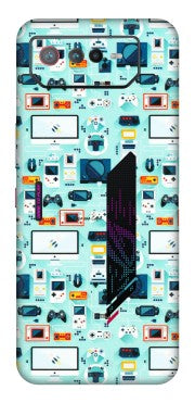 ASUS Phone Skins (All Models) - Gadgets Doodle - 3D Embossed Finish (L-184) Asus ROG Phone 6 (5G)