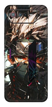 ASUS Phone Skins (All Models) - Kakashi Shattered Glass Effect - 3D Embossed Finish (L-237) Asus ROG Phone 6 (5G)