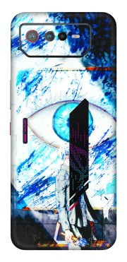 ASUS Phone Skins (All Models) - Gojo Satoru evil eye - 3D Embossed Finish (L-239) Asus ROG Phone 6 (5G)