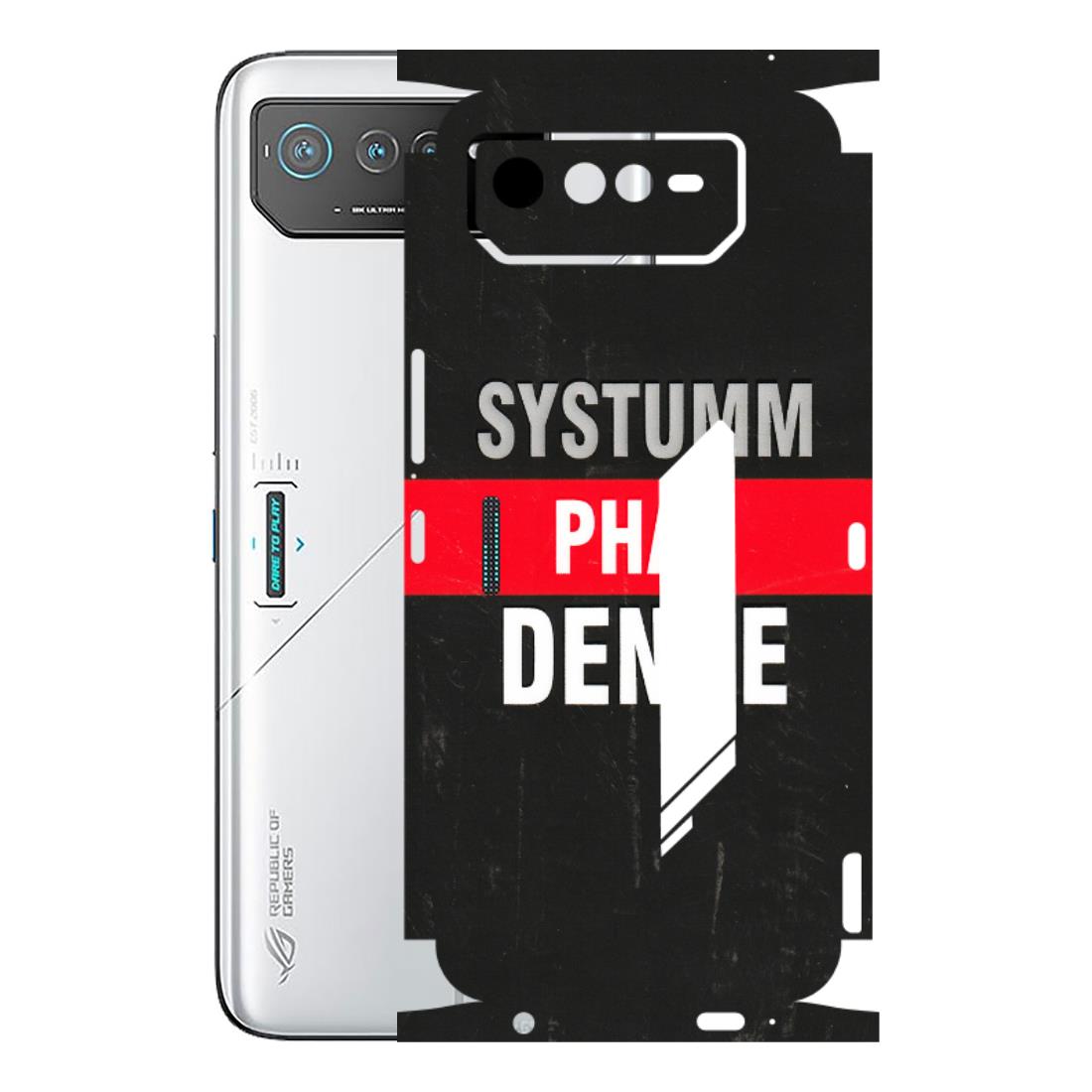 ASUS Phone Skins (All Models) - Systumm Phad Denge - 3D Embossed Finish (L-278) Asus ROG Phone 6 (5G)