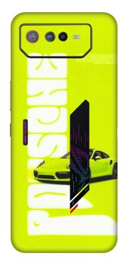 ASUS Phone Skins (All Models) - Lime Green Porche - 3D Embossed Finish (L-30) Asus ROG Phone 6 (5G)