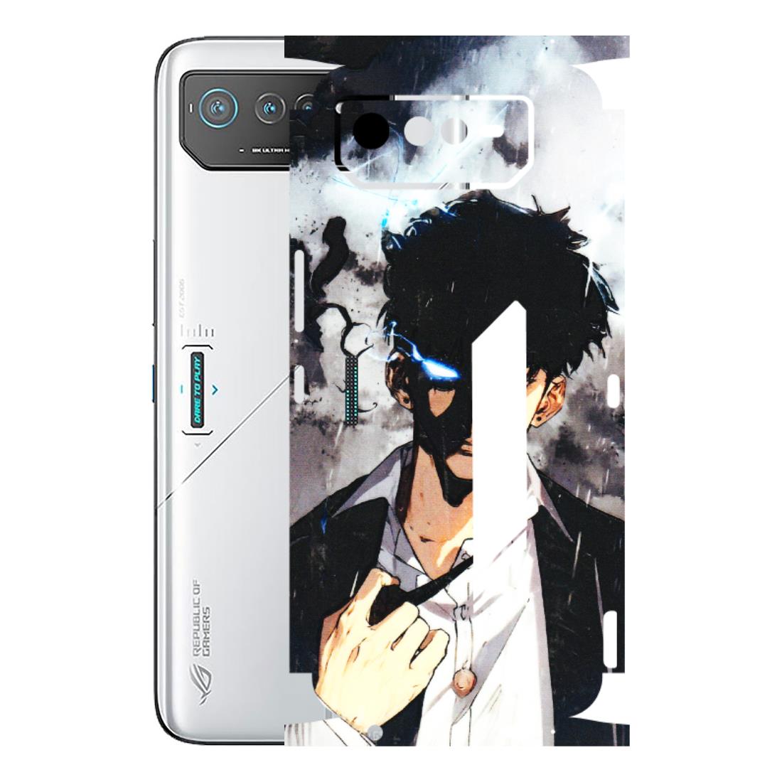 ASUS Phone Skins (All Models) - Sung Jinwoo Manhwa Anime - 3D Embossed Finish (L-328) Asus ROG Phone 6 (5G)