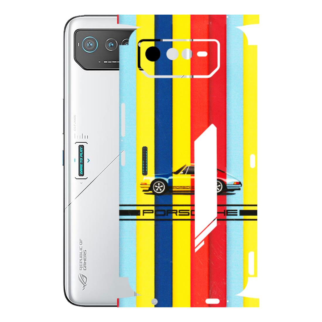 ASUS Phone Skins (All Models) - Multicolour Porche - 3D Embossed Finish (L-39) Asus ROG Phone 6 (5G)
